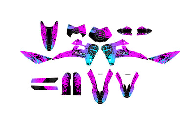 Graphics Kit suitable for Fantic XMF 50 / 125 - Smiley Edition