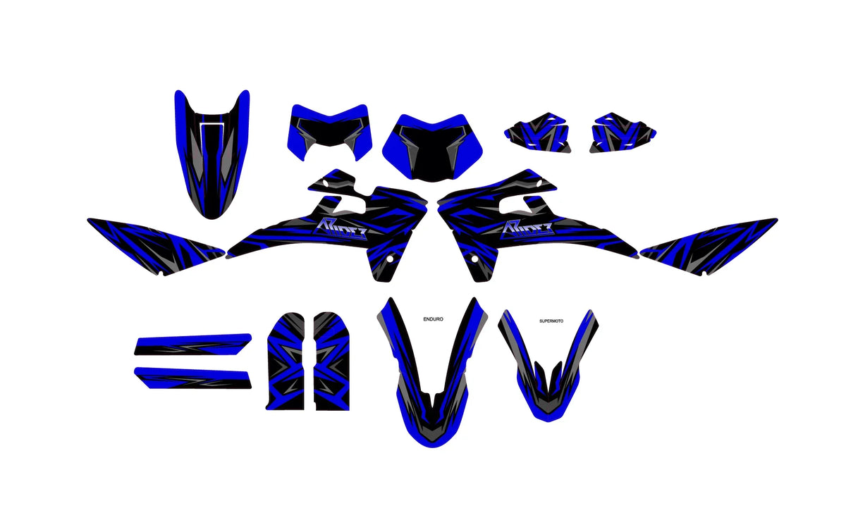 Dekor passend für Fantic XMF 50 / 125 - Spark Edition - Arider