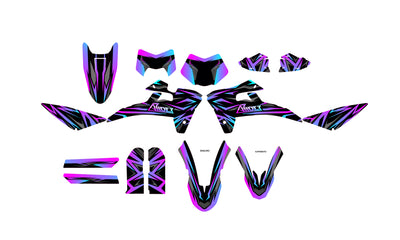 Graphics Kit suitable for Fantic XMF 50 / 125 - Spark Edition