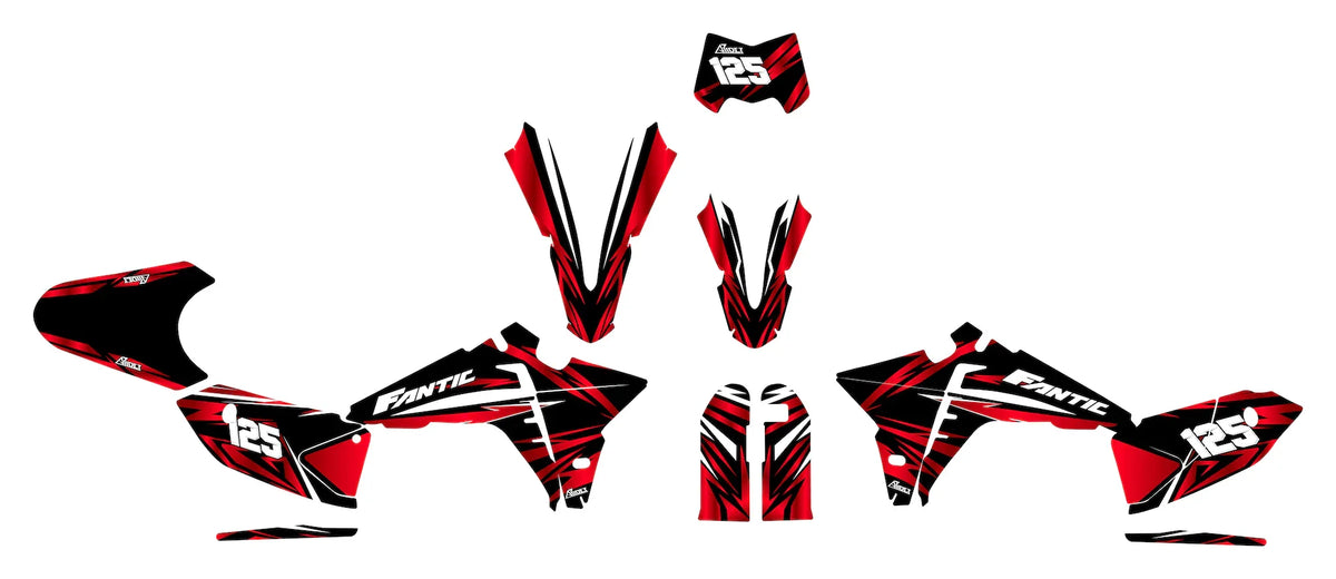 Dekor passend für Fantic XMF 50 / 125 - Blast Edition - Arider