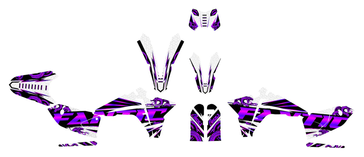 Dekor passend für Fantic XMF 50 / 125 - Mamba Edition - Arider