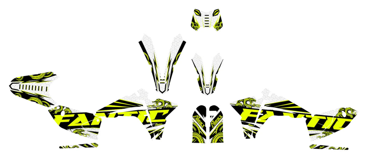 Dekor passend für Fantic XMF 50 / 125 - Mamba Edition - Arider