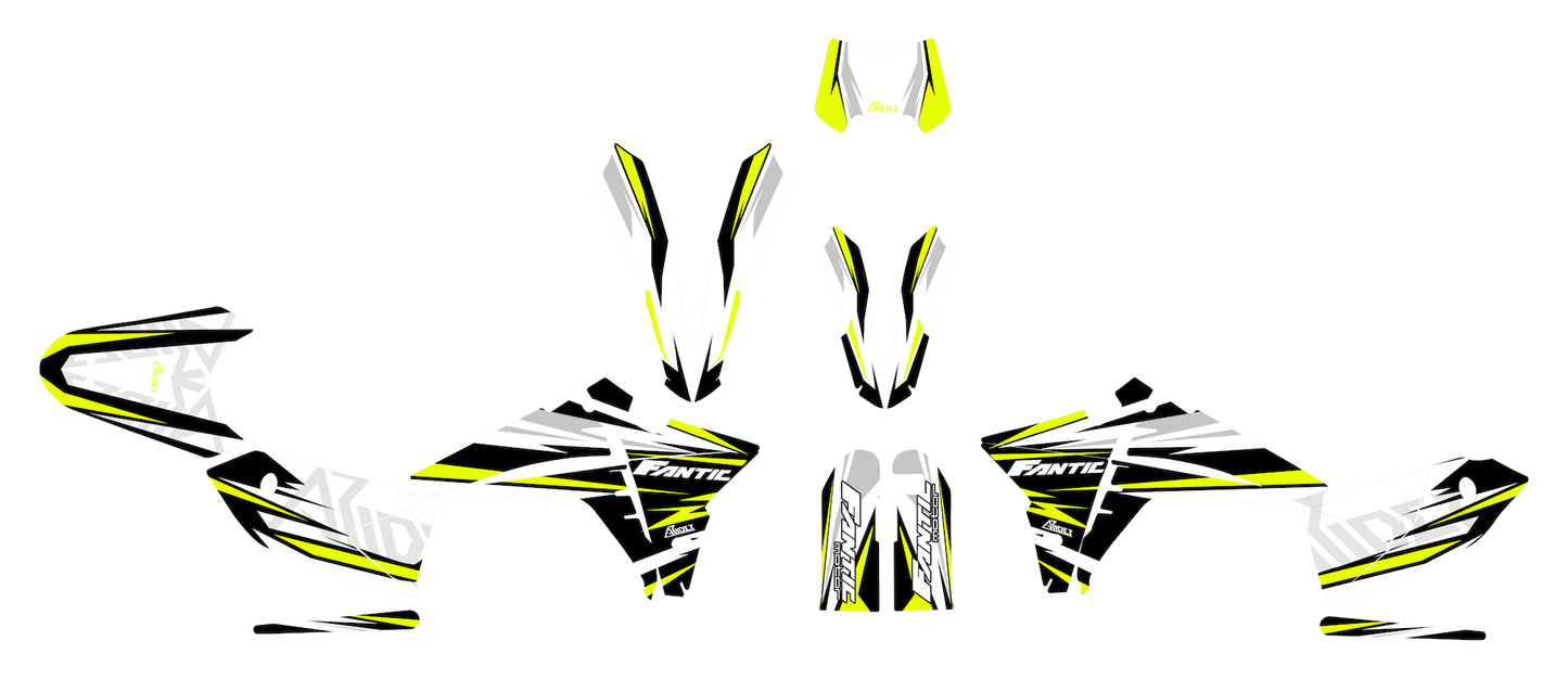 Graphics Kit suitable for Fantic XMF 50 / 125 - Slight Edition