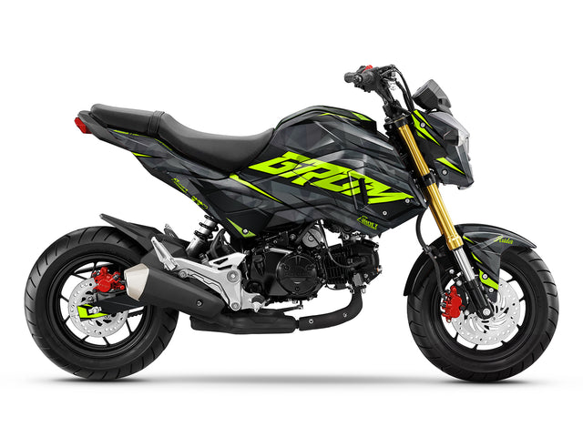 Dekor passend für Honda MSX 125 Grom - Wild Edition, Farbe Grün, Baujahr 2017-2020