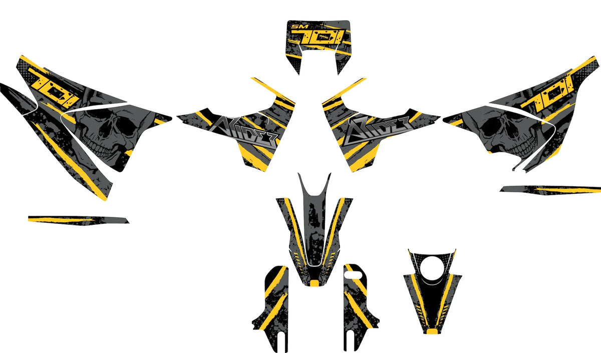 Dekor passend für Husqvarna 701 - Skull Edition - Arider