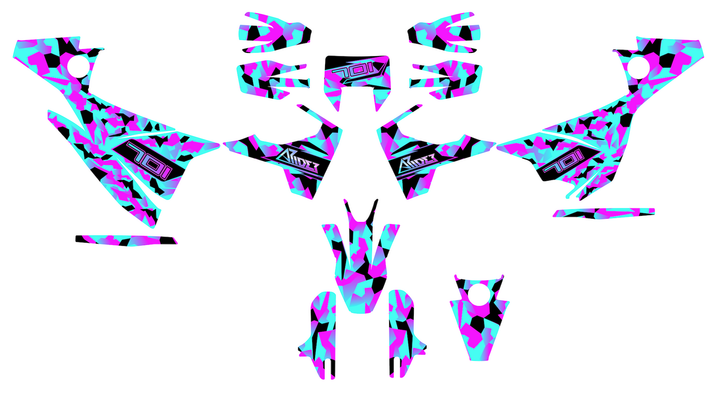 Graphics Kit suitable for Husqvarna 701- Camo Edition