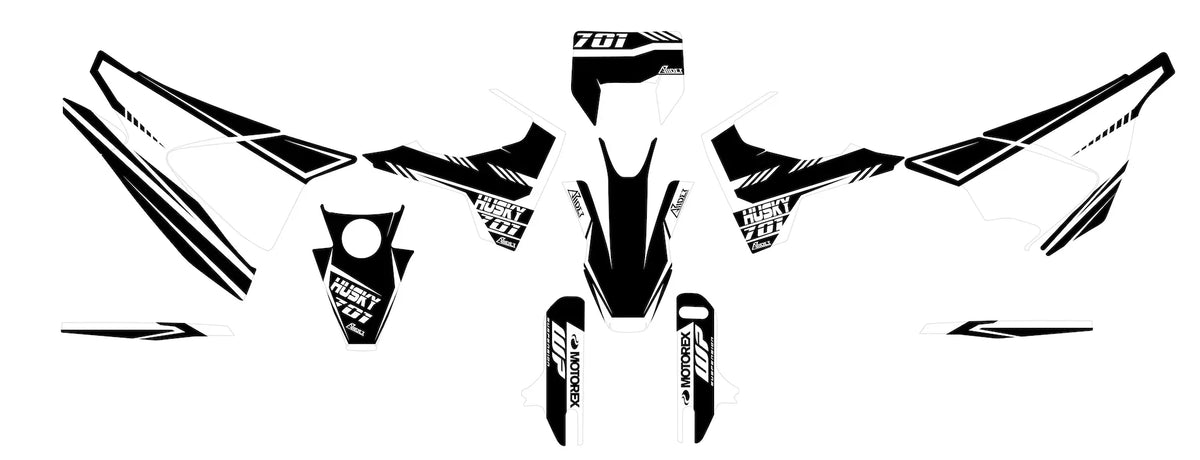 Dekor passend für Husqvarna 701 - Gate Edition - Arider
