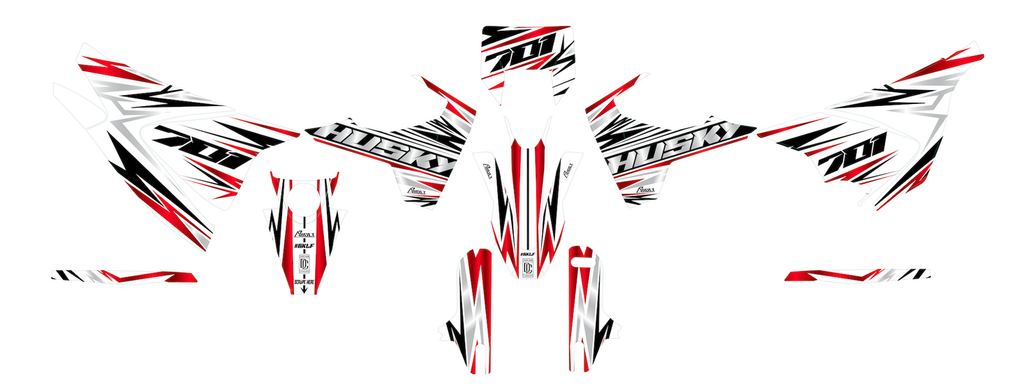 Graphics Kit suitable for Husqvarna 701 - Luantic Edition