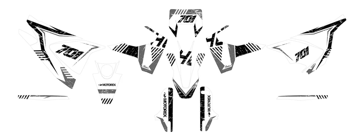 Dekor passend für Husqvarna 701 - Scar Edition - Arider
