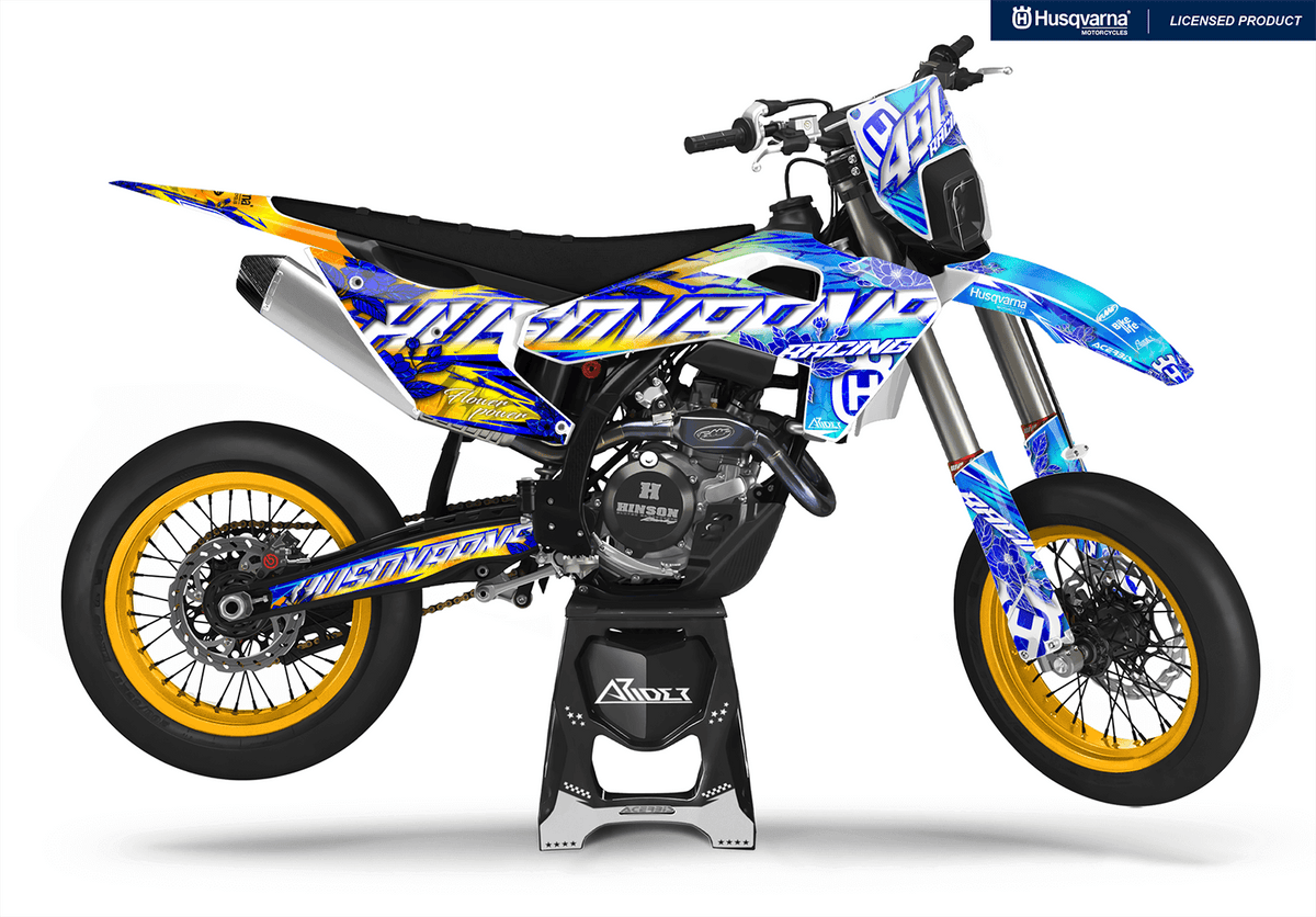 Graphics Kit suitable for Husqvarna FE / TE - Flora Edition