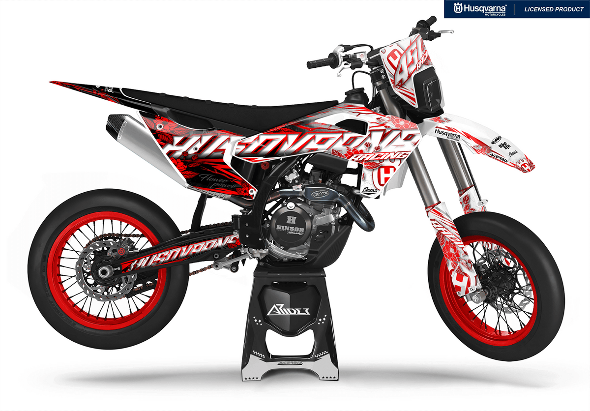 Graphics Kit suitable for Husqvarna FE / TE - Flora Edition