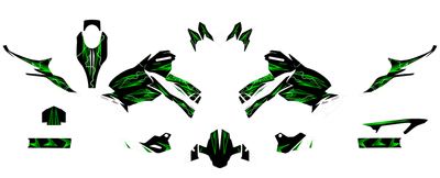 Graphics Kit suitable for Kawasaki Z900 - Electrocute Edition