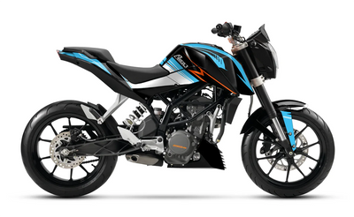 Dekor passend für KTM Duke 125 - Classic Edition - Arider