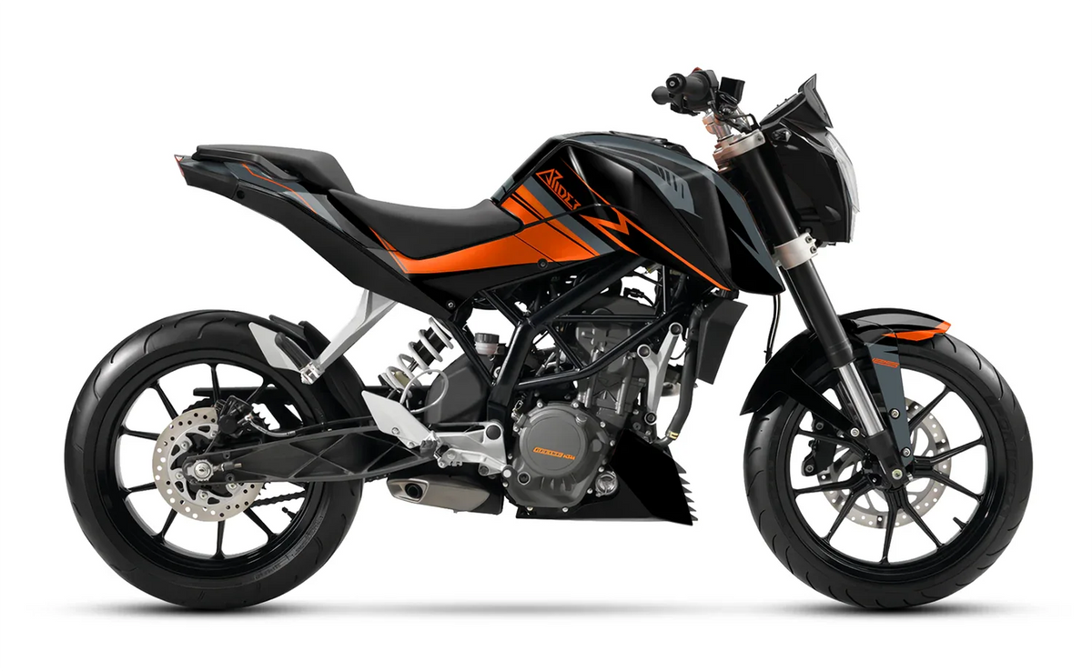 Dekor passend für KTM Duke 125 - Classic Edition - Arider