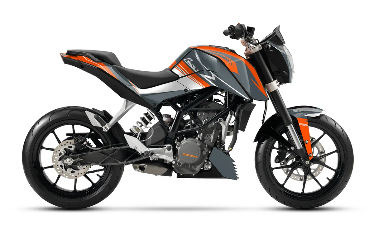 Dekor passend für KTM Duke 125 - Classic Edition - Arider