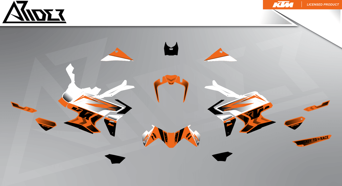 Graphics Kit suitable for KTM 1290 Super Adventure S, R - Base Edition