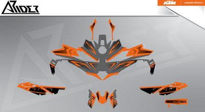 Graphics Kit suitable for KTM Super Duke 1390 - Base Edition