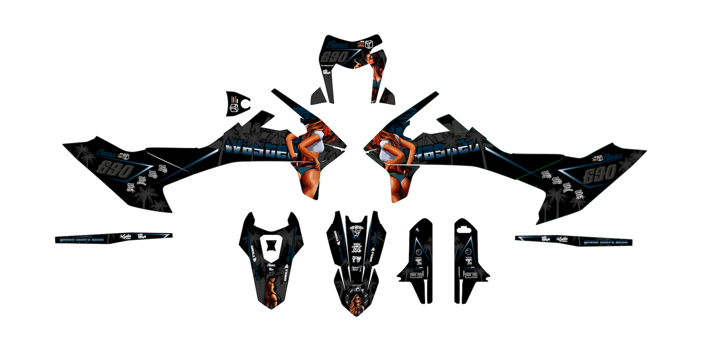 Dekor passend für KTM 690 SMC-R - Wasted Edition