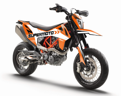 Graphics Kit suitable for KTM 690 SMC-R- Supermoto Edition