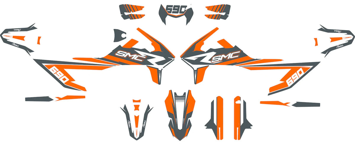 Dekor passend für KTM 690 SMC-R - Classic Edition - Arider
