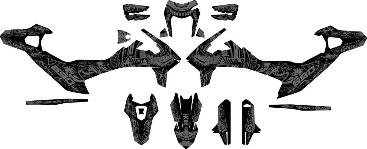 Dekor passend für KTM 690 SMC-R - Dragon Edition - Arider