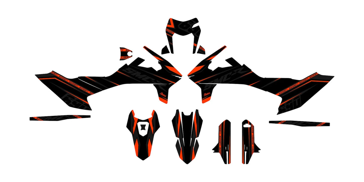 Dekor passend für KTM 690 SMC-R - Ribbon Edition - Arider