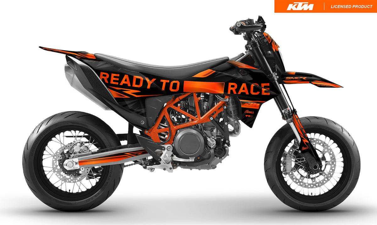 Dekor passend für KTM 690 SMC-R - Shade Edition, Farbe Schwarz