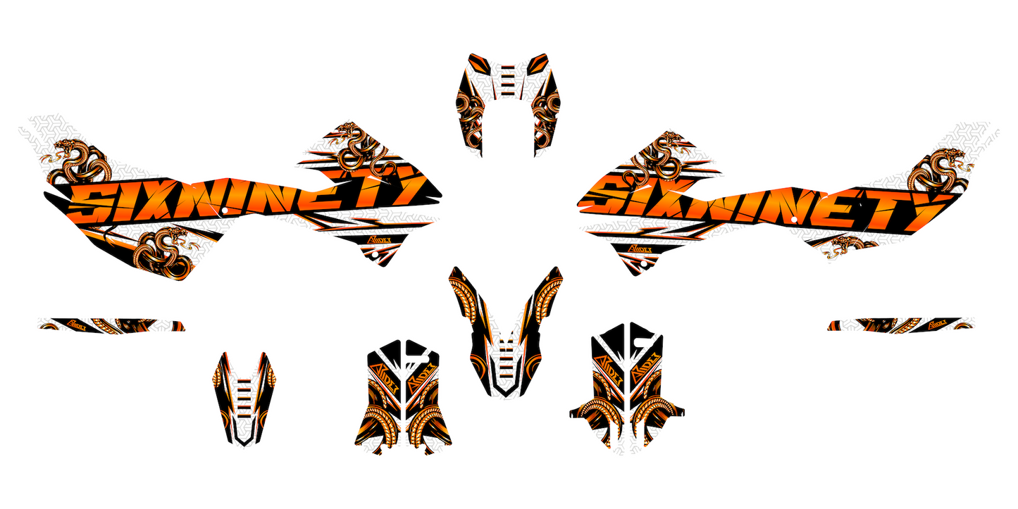 Graphics Kit suitable for KTM 690 SMC-R- Mamba