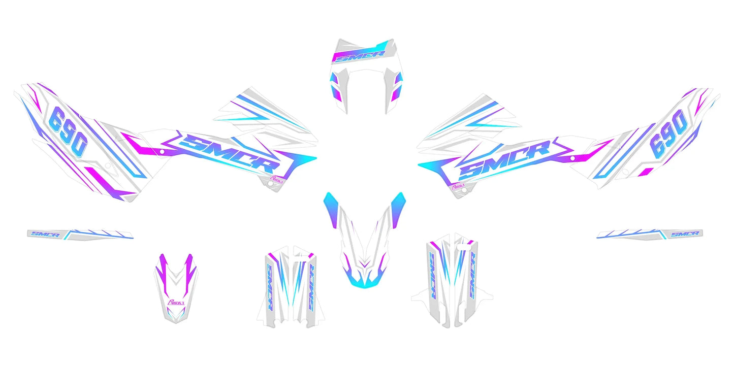 Dekor passend für KTM 690 SMC-R - Pulse Edition - Arider