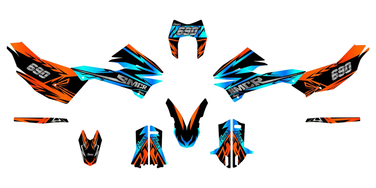 Dekor passend für KTM 690 SMC-R - Vault Edition - Arider