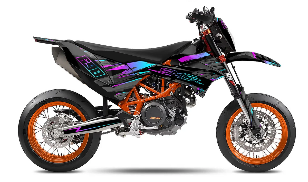 Dekor passend für KTM 690 SMC-R - Blackbird Edition - Arider