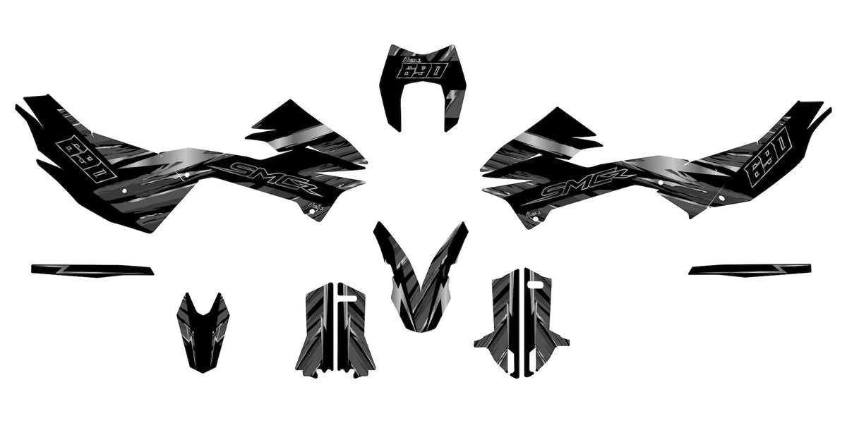Dekor passend für KTM 690 SMC-R - Blackbird Edition - Arider