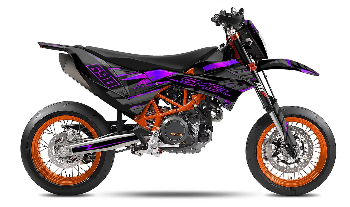 Dekor passend für KTM 690 SMC-R - Blackbird Edition - Arider