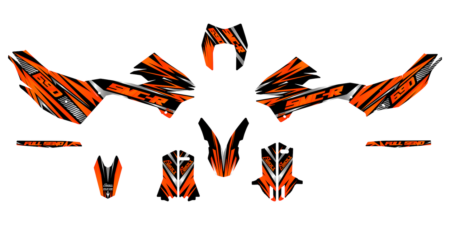 Dekor passend für KTM 690 SMC-R - Duplex Edition