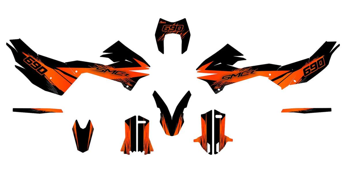 Dekor passend für KTM 690 SMC-R - Dust Edition - Arider