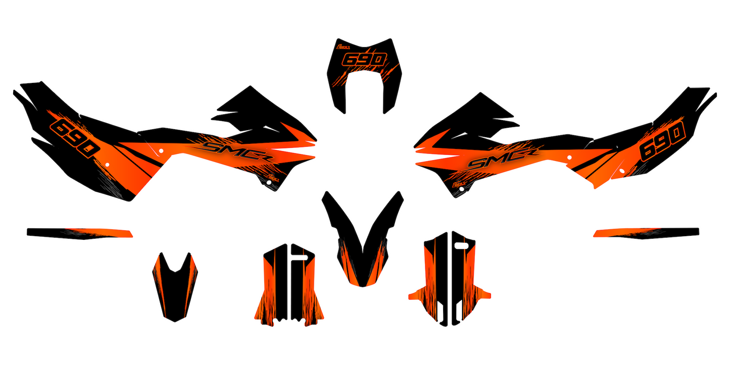 Dekor passend für KTM 690 SMC-R - Dust Edition