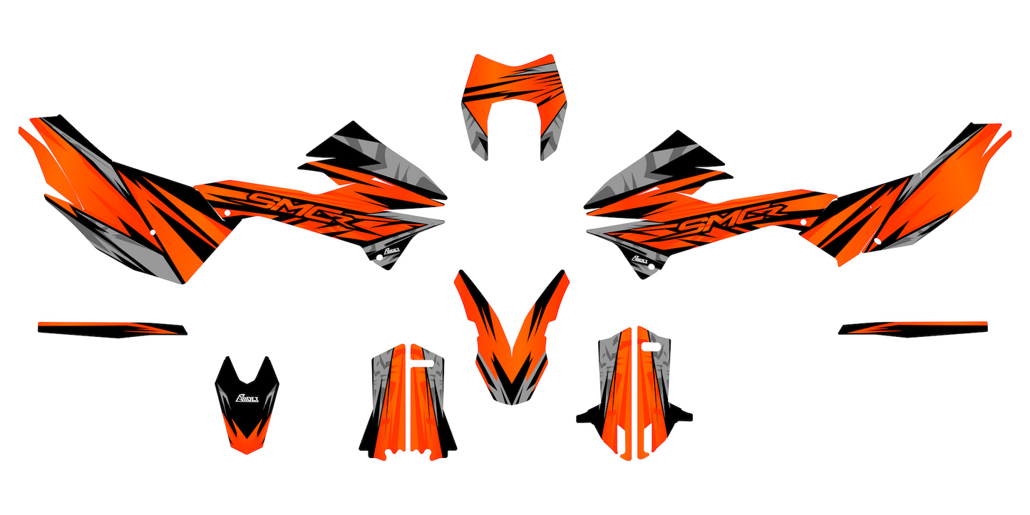 Dekor passend für KTM 690 SMC-R - Split Edition - Arider