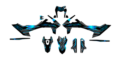 Graphics Kit suitable for KTM 690 SMC-R- Blackbird Edition