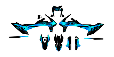 Graphics Kit suitable for KTM 690 SMC-R- Dust Edition