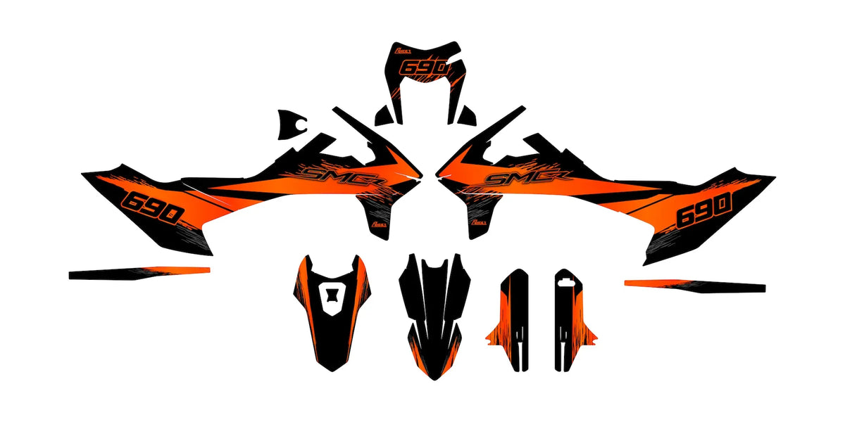 Dekor passend für KTM 690 SMC-R - Dust Edition - Arider