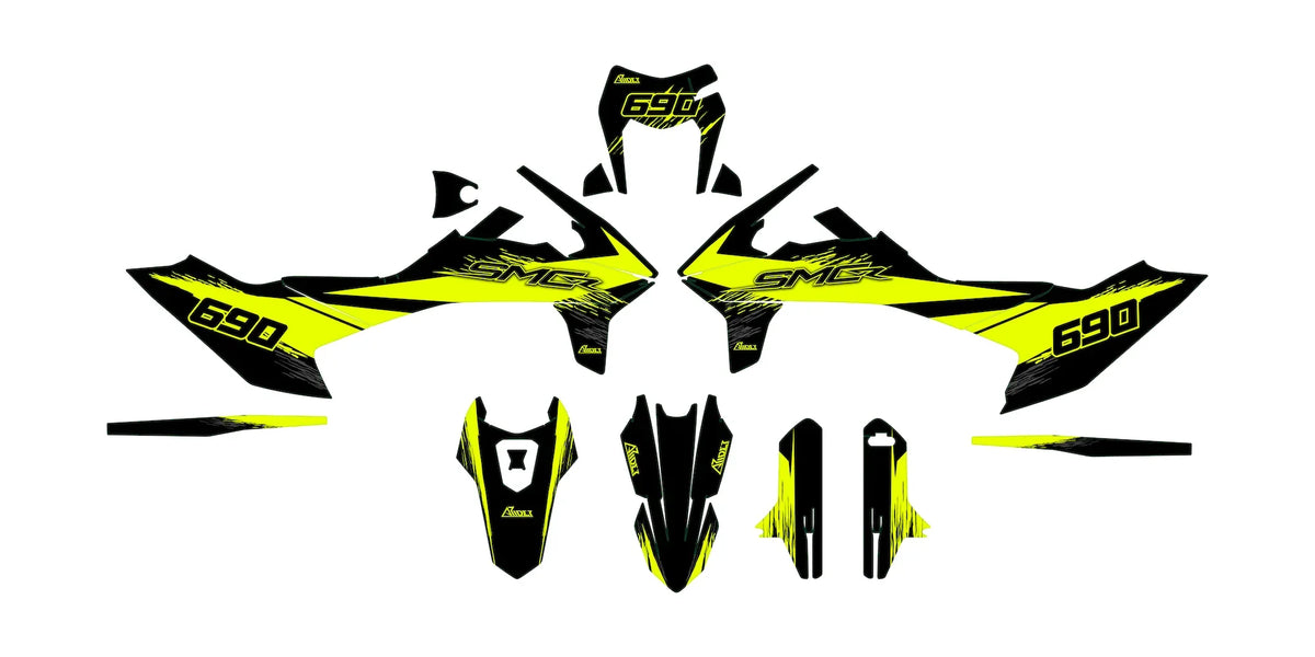 Dekor passend für KTM 690 SMC-R - Dust Edition - Arider