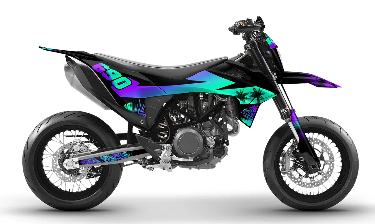 Dekor passend für KTM 690 SMC-R - Sunset Edition - Arider