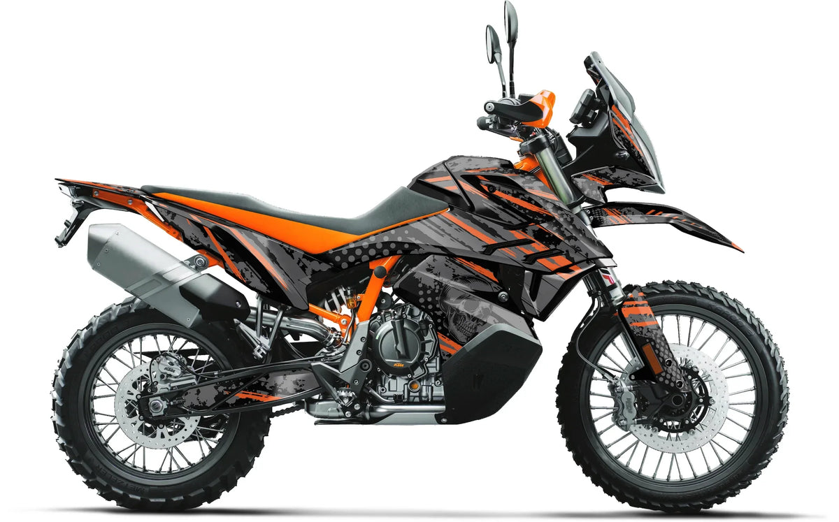 Dekor passend für KTM 890 Adventure - Skull Edition - Arider