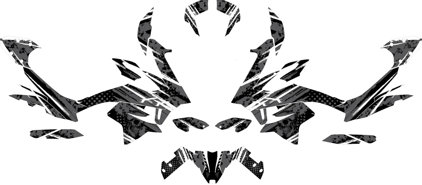 Dekor passend für KTM 890 Adventure - Skull Edition - Arider