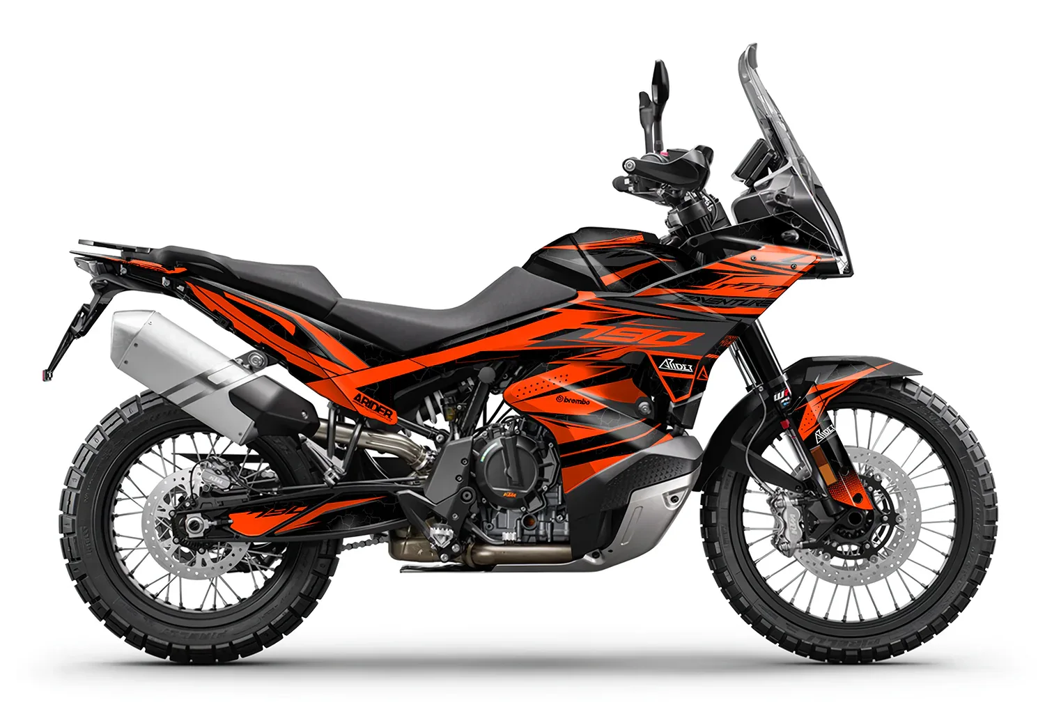 KTM 790adventure シート Graphics Kit suitable for KTM 790 Adventure - Expedition Edition