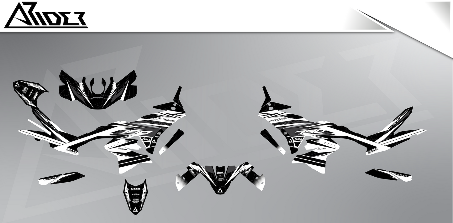 Kit déco adapté pour KTM 790 Adventure - Édition Expédition