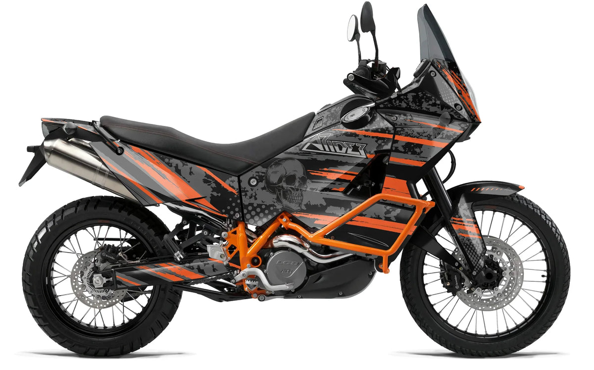 Dekor passend für KTM 950 / 990 Adventure - Skull Edition - Arider