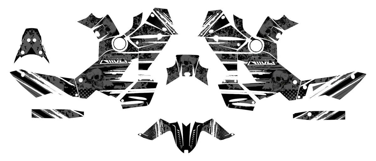 Dekor passend für KTM 950 / 990 Adventure - Skull Edition - Arider