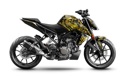 Graphics Kit suitable for KTM Duke 125 - Dragon Edition