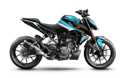 Dekor passend für KTM Duke 125 - Classic Edition - Arider